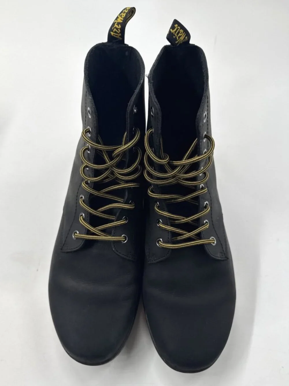 Dr Martens Tobias Men’s Leather Boots Black 13 M Wyoming Lace Up Hiking in Box